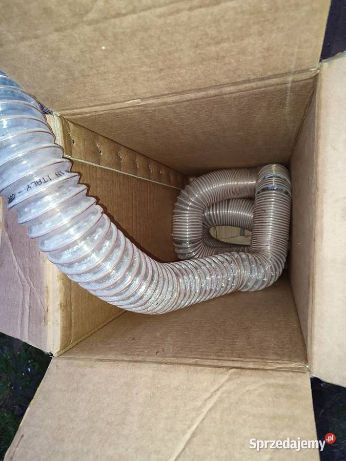 Rura plastikowa silikonowa fi 60 odciąg trocin Biznes i Przemysł Witkowice