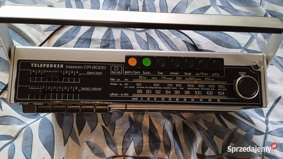 Kolekcjonerski Radiomagnetofon Telefunken dolnośląskie Wrocław