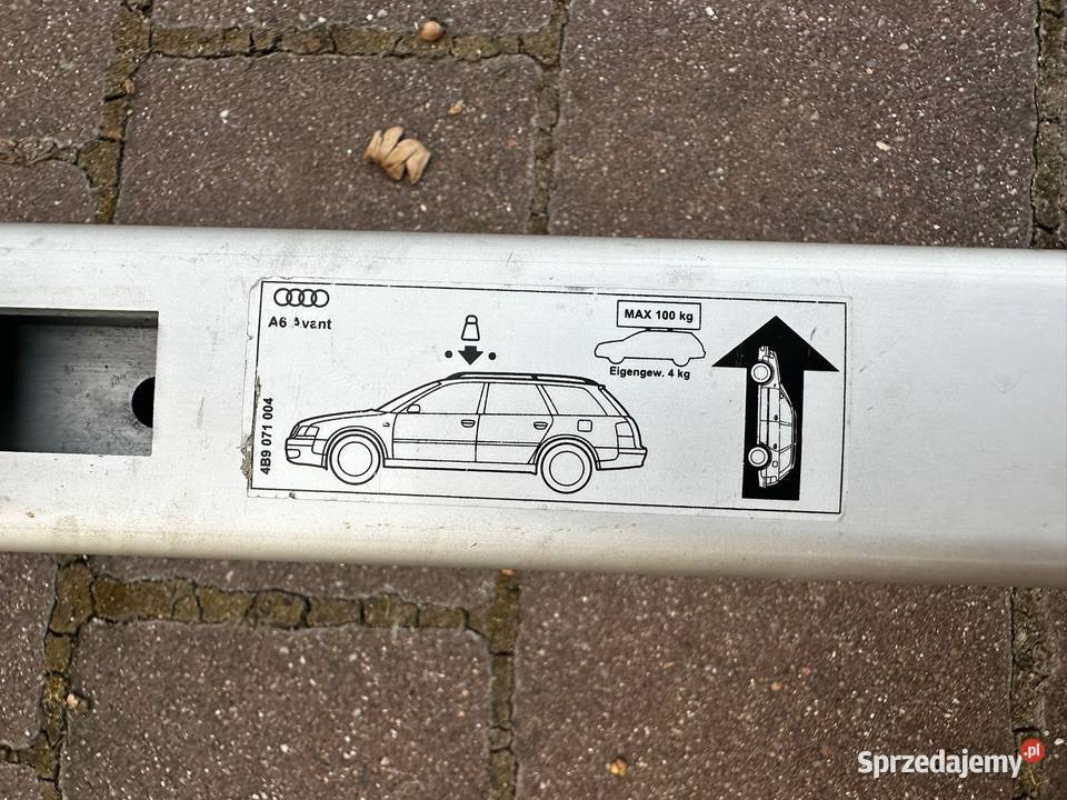 Bagażnik dachowy bazowy Audi A6 C5 Avant Pozostałe