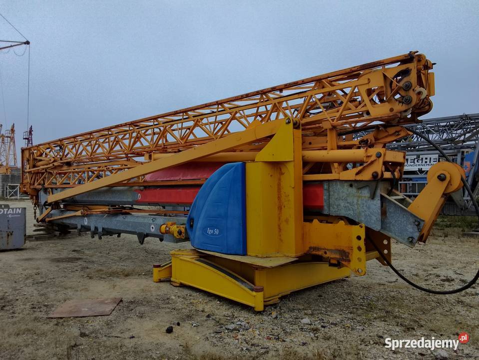 Żuraw szybkomontujący dźwig budowalny Potain IGO Dźwigi, podnośniki Ligota Piękna