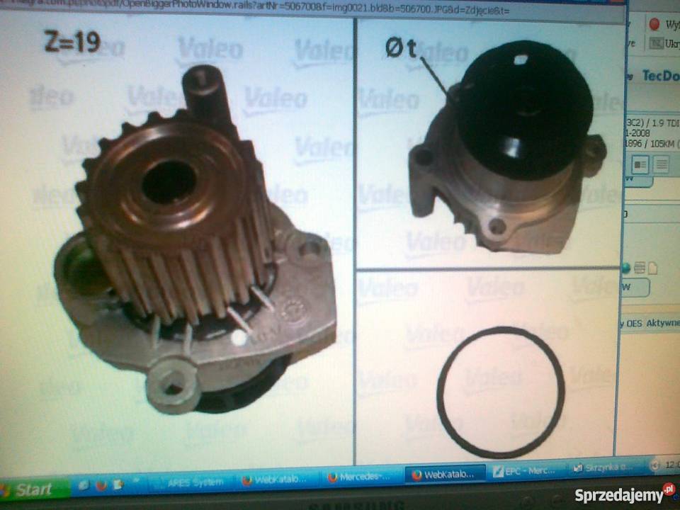 POMPA WODY NOWA PASUJE DO AUDI FORD SEAT SKODA Pruszków