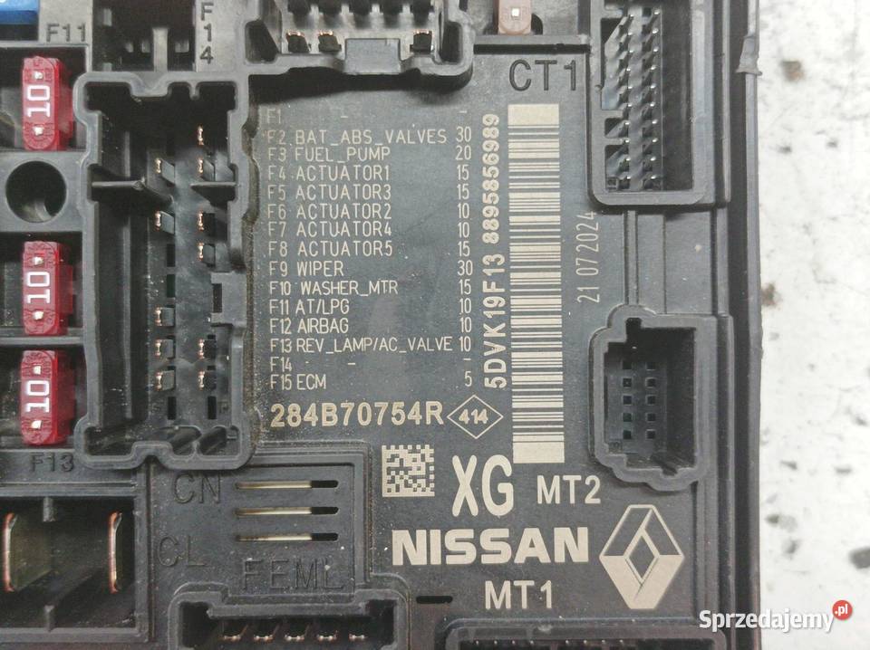 MODUŁ 284B70754R Dacia Duster III 2024