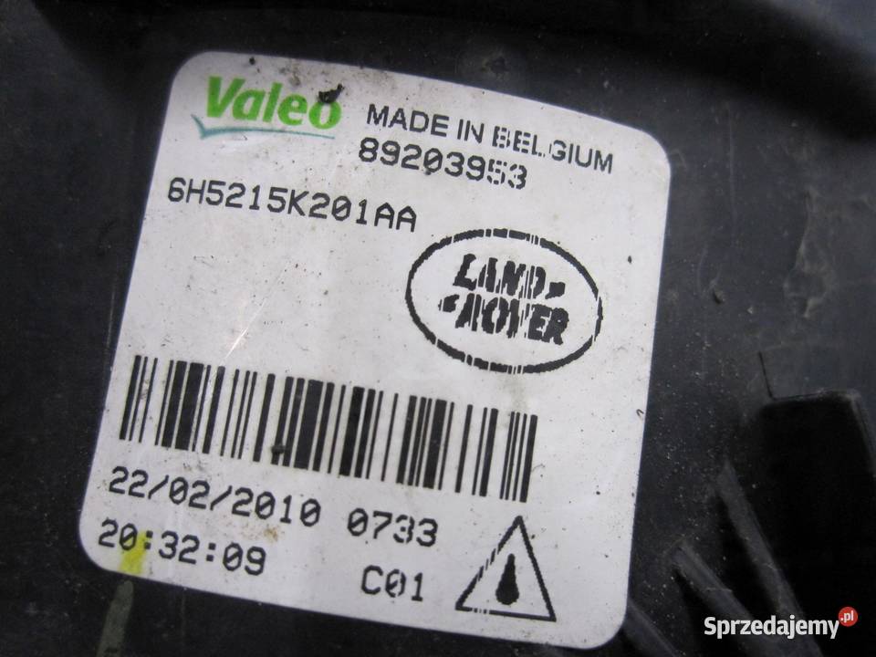 LAND ROVER FREELANDER II 08r halogen osobowe
