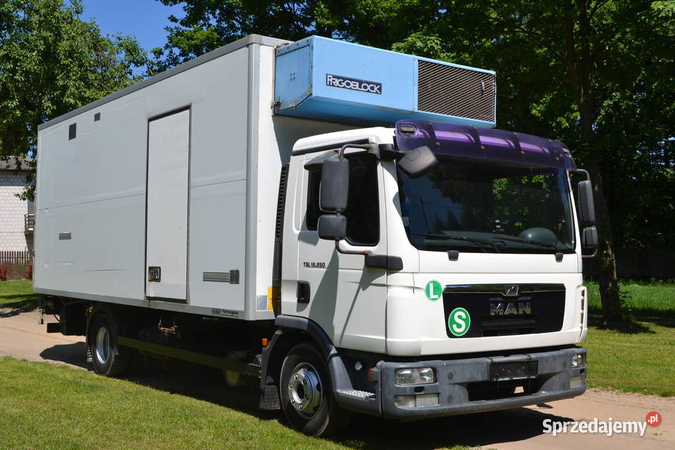 MAN TGL 12250 WINDA DAUTEL 1 t DWIE KOMORY elektryczne szyby Chłodnie Radom