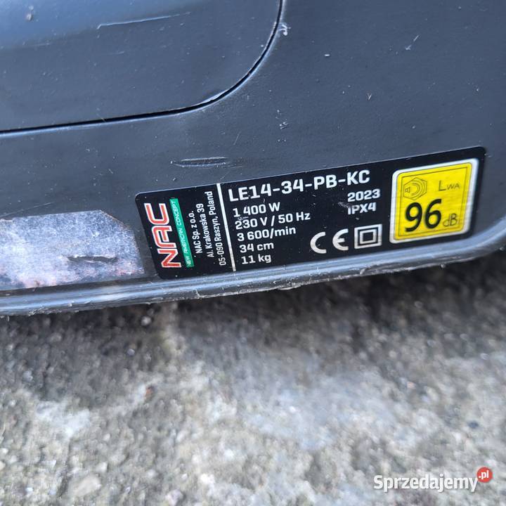 Kosiarka elektryczna NAC 1400 W