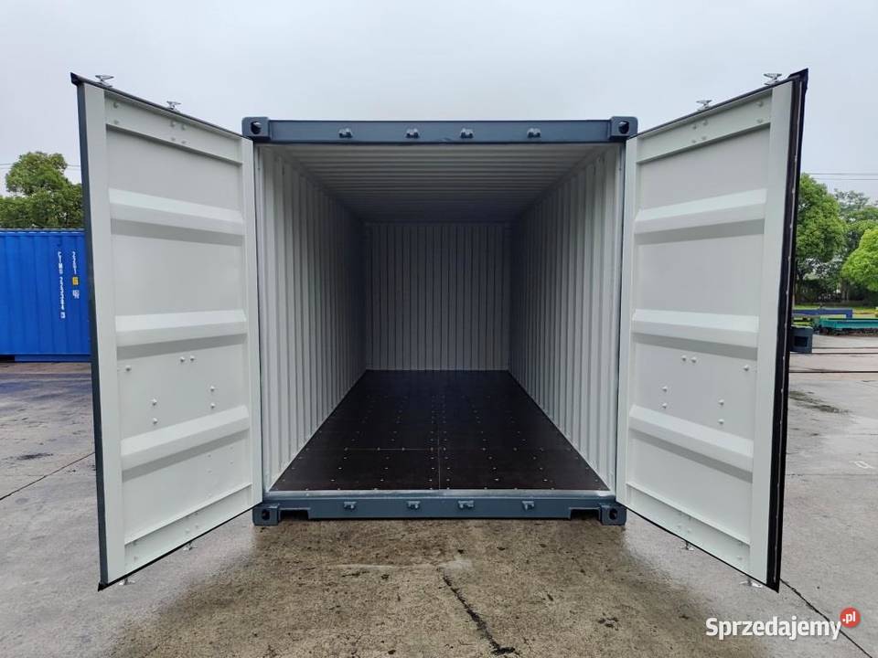 Kontener morski 6m 20 DV NOWY RAL 7031 i Gdańsk