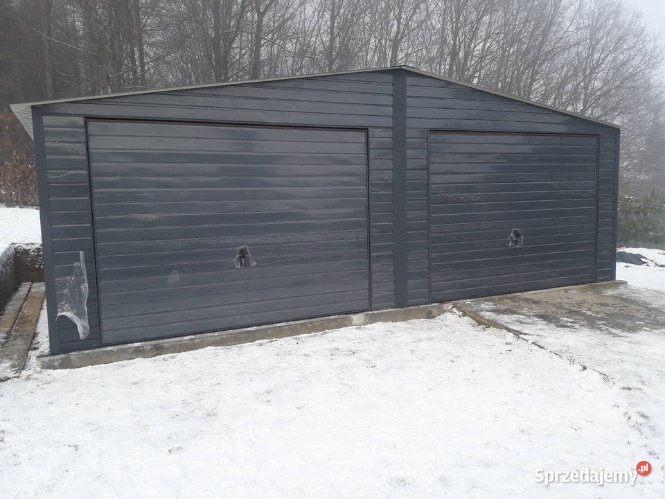 Garaż Blaszany Grafit JEDNOSPADOWY Wiata sprzedam