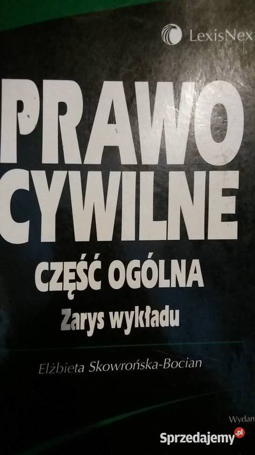 Prawo cywilne część ogólna unikatowe książki Warszawa