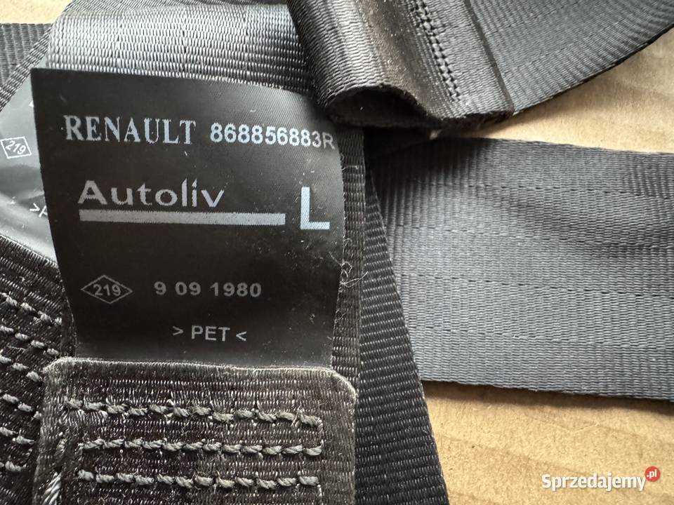 CLIO IV AIRBAG PAS BEZPIECZEŃSTWA PASY 5 DRZWI osobowe Pasy bezpieczeństwa dolnośląskie Kłodzko