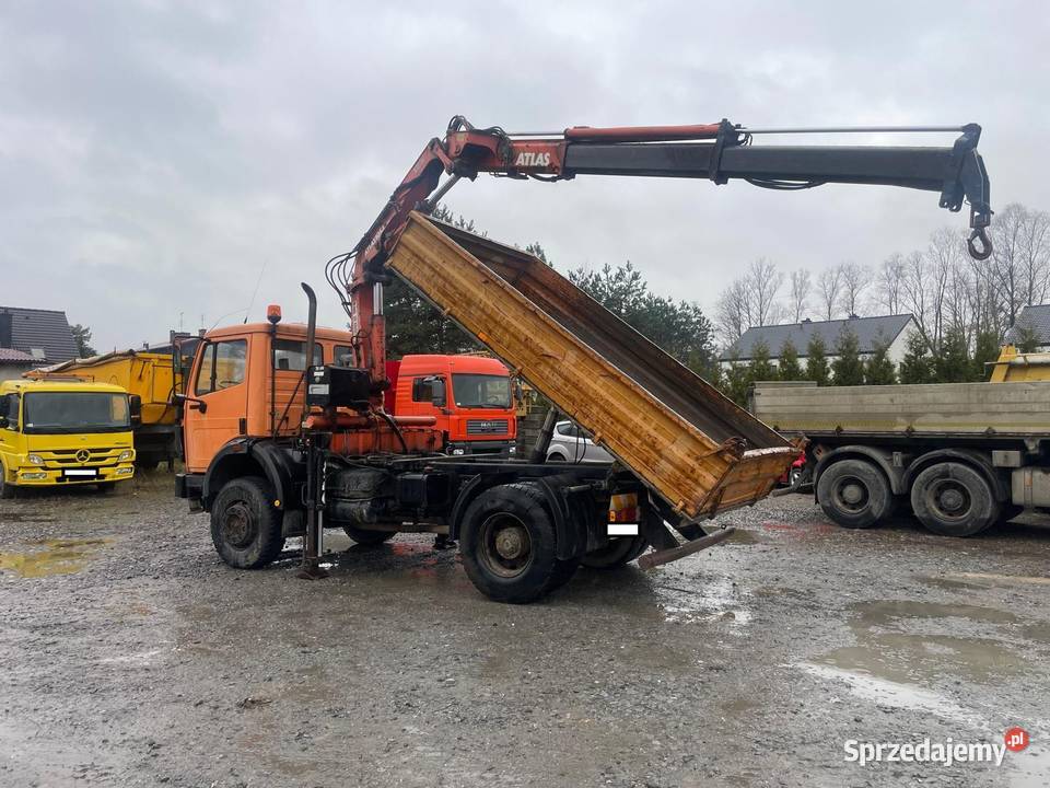 MercedesBenz SK 1717 4X4 Wywrotka HDS Dźwig 6000cm3 podkarpackie Mielec