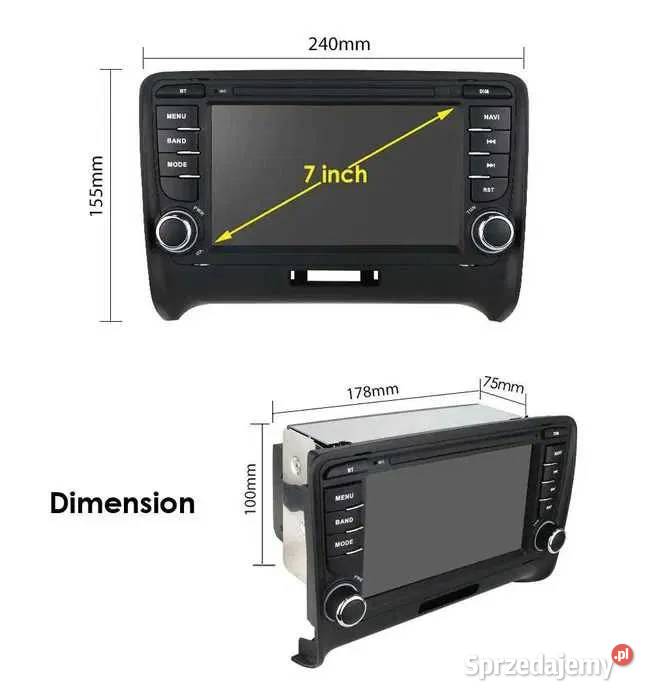 Radio android 10 Audi TT wifi gps bluetooth
