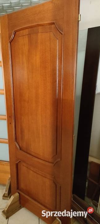 Drzwi wewnętrzne z futryną dębowe 207cm