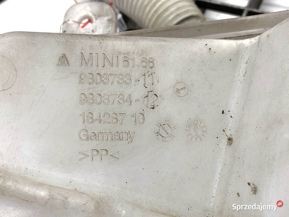 ZBIORNIK SPRYSKIWACZY MINI COUNTRYMAN R60 Zbiorniki płynu do spryskiwaczy