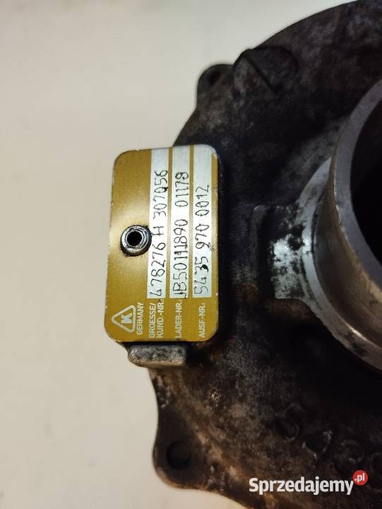Turbosprężarka Renault 15 dci 478276H 307056 osobowe Łask