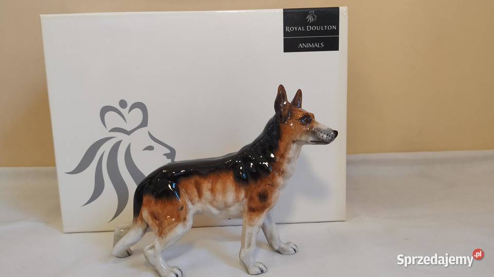 Figurka psa Alsatian Royal Doulton oryginalne wielkopolskie Piła