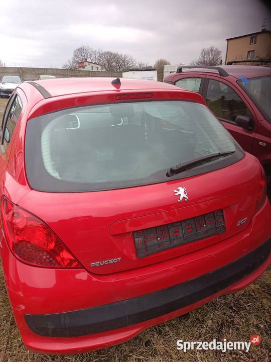 Klapa tylna peugeot 207 osobowe Czerwionka-Leszczyny