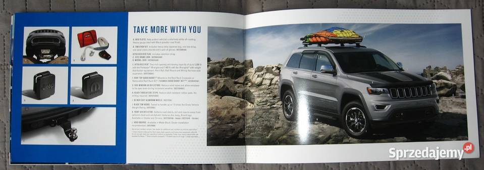 JEEP Grand Cherokee Authentic Accessories Pozostałe pomorskie Kępice