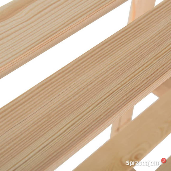 Regał z 3 półkami 60x285x90 drewno sosnowe