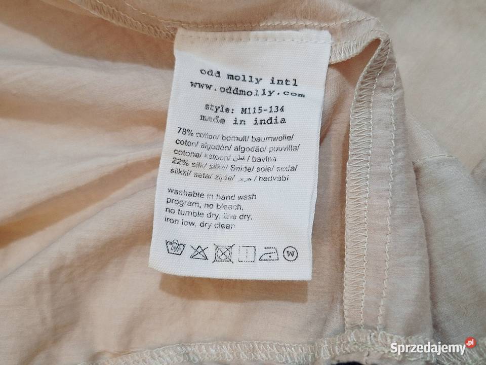 LXL Sukienka jasno beżowa z haftem bez rękawa Spódnice i sukienki Braniewo