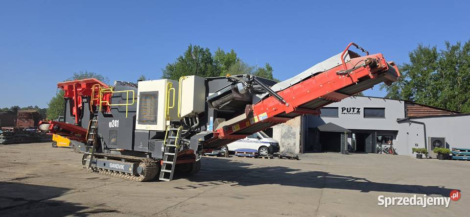 Kruszarka szczękowa Sandvik QJ241 900 motogodzin 900h śląskie Trachy