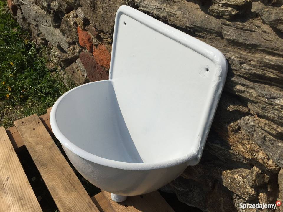 STARY ZLEW ŻELIWNY UMYWALKA NOWA DOSTAWA PRL Bielawa