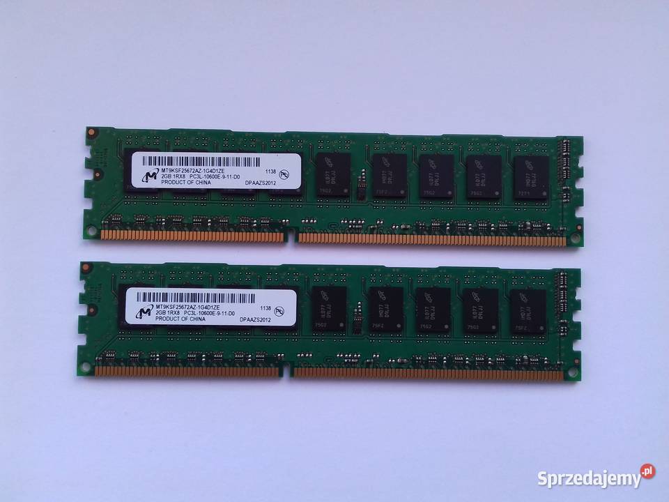 Micron DDR3 4GB2GB2GB 1333MHz PC3L 10600 DIMM kujawsko-pomorskie Bydgoszcz