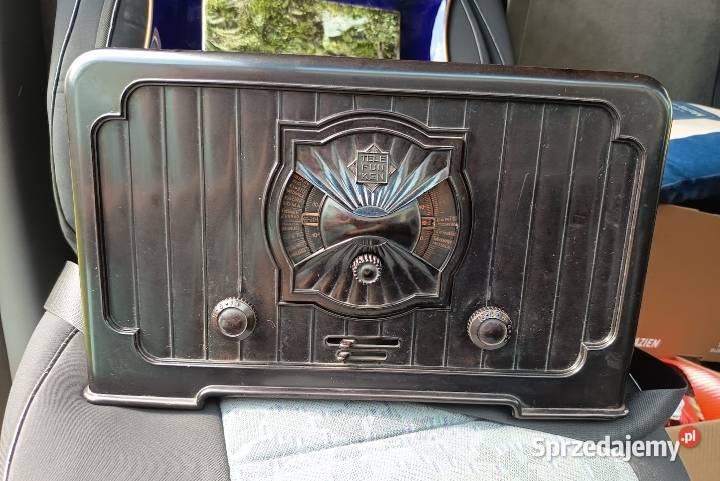 Radio Telefunken tzw Koci pysk Kicia mordka lata Grójec