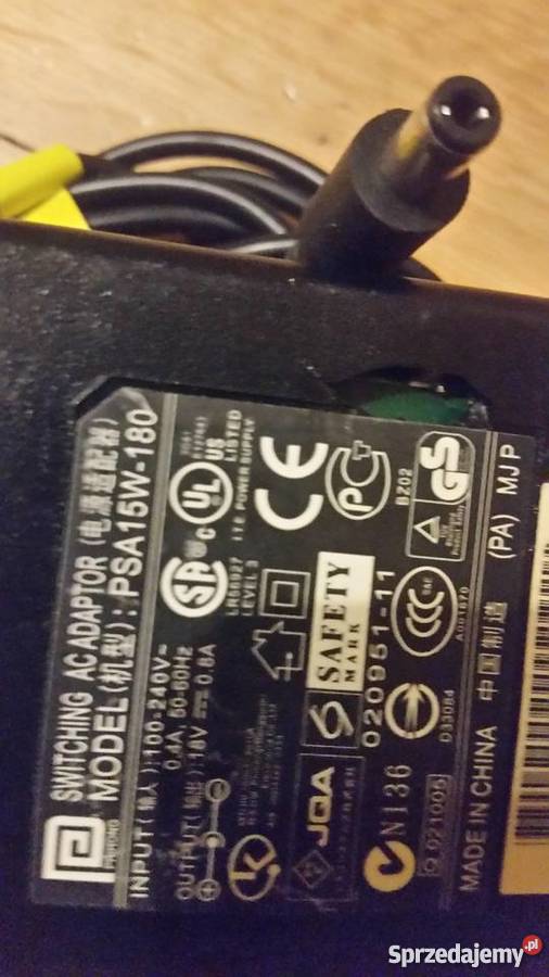 ZASILACZ PSA15W180 18V08A AC Bielsk Podlaski sprzedam
