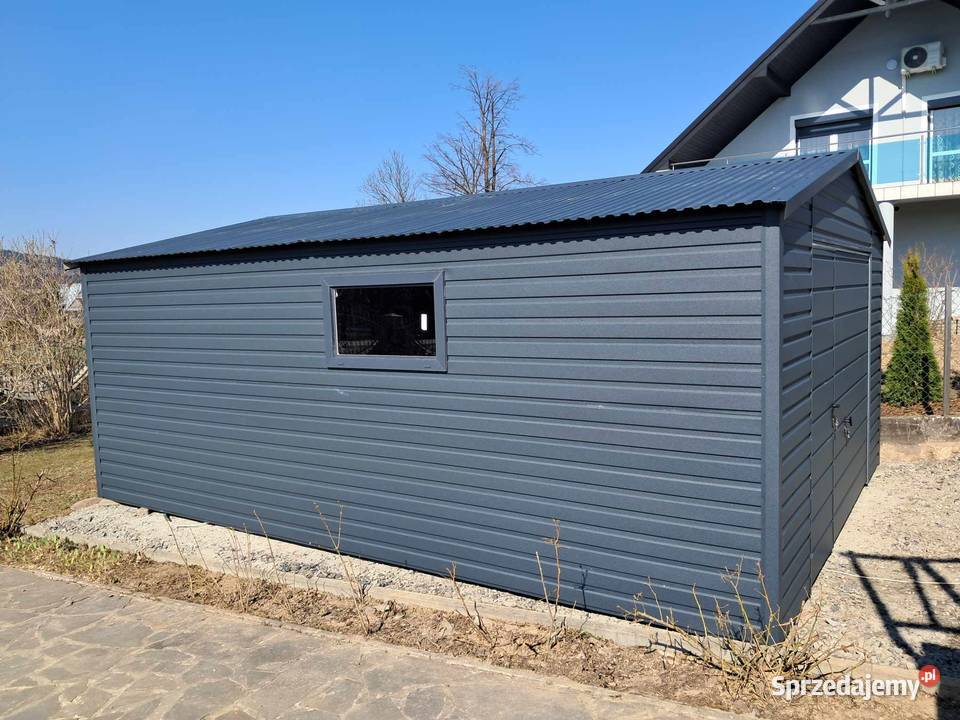 Garaż blaszany wiata Wzmocniony PROFILAMI Bydgoszcz