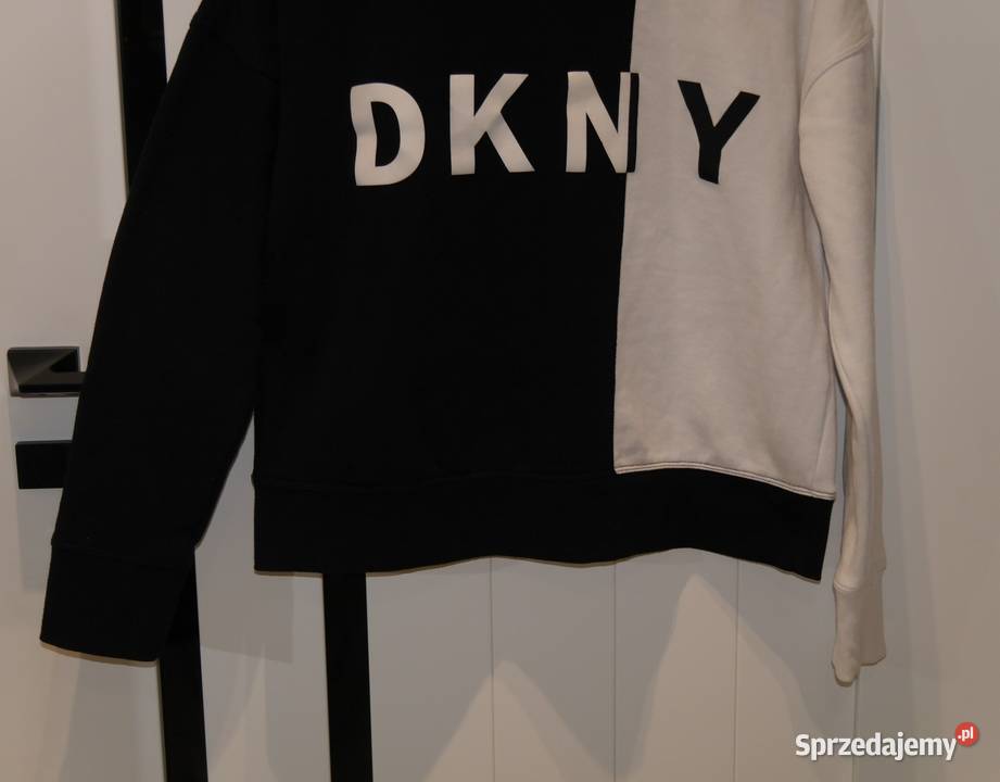 DKNY fajna bluza biało czarna 36 S dolnośląskie Wrocław sprzedam