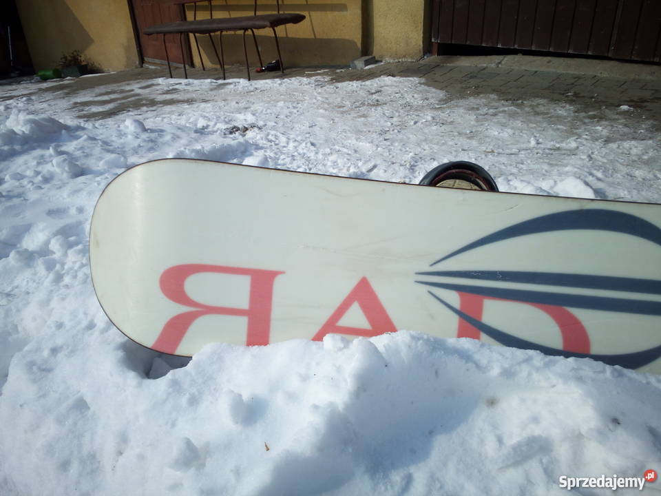 Snowboard mało używany w stanie Z butami Okocim