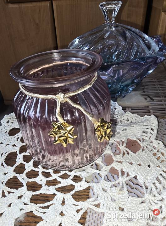 Świecznik w rozaliowym kolorze Sosnowiec