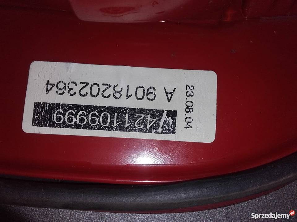 LAMPA MERCEDES SPRINTER LEWA TYŁ 313 Lewe małopolskie Limanowa