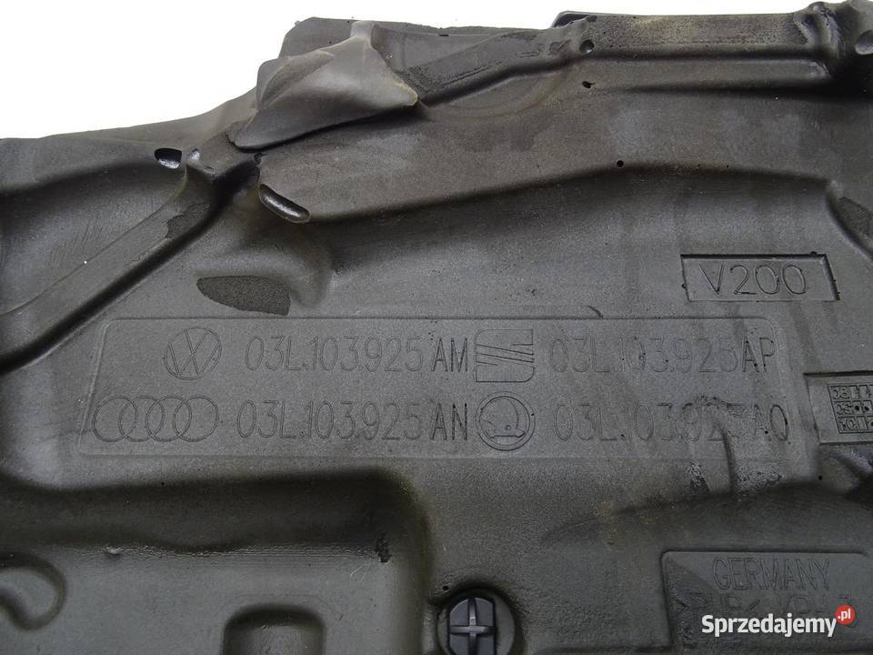 OSŁONA POKRYWA SILNIKA GÓRNA 03L103925AN 20 TDI