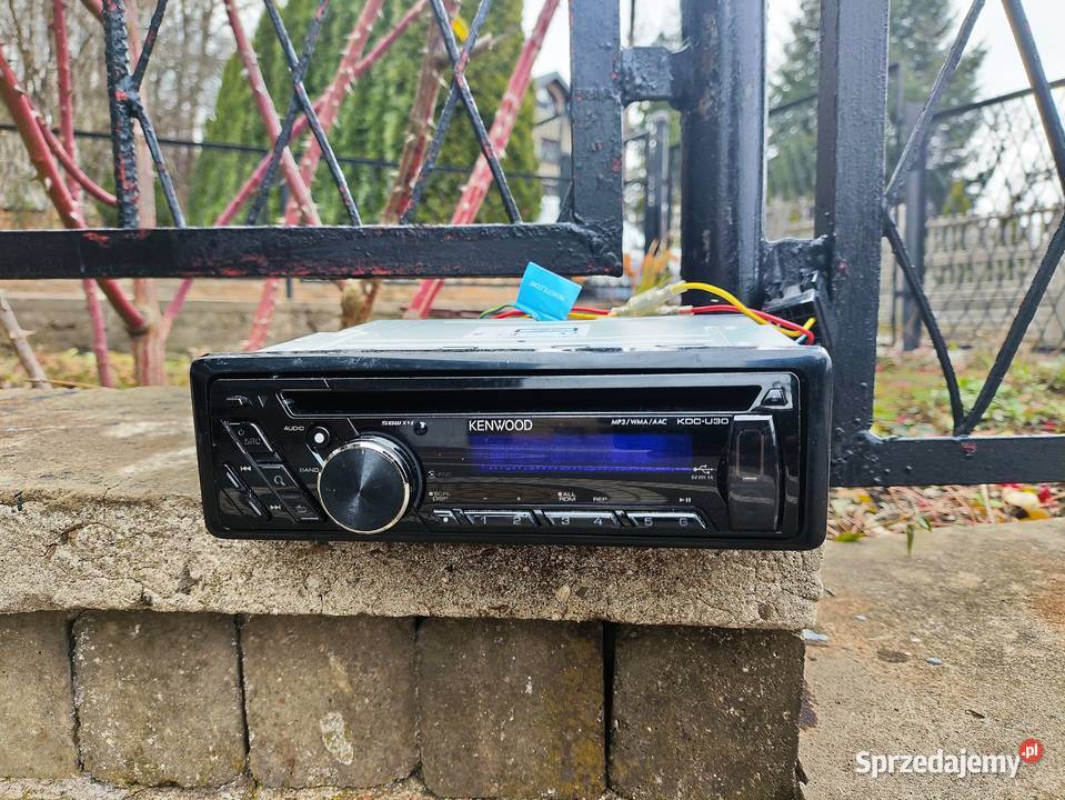 Radio samochodowe 1DIN Kenwood KDCU30