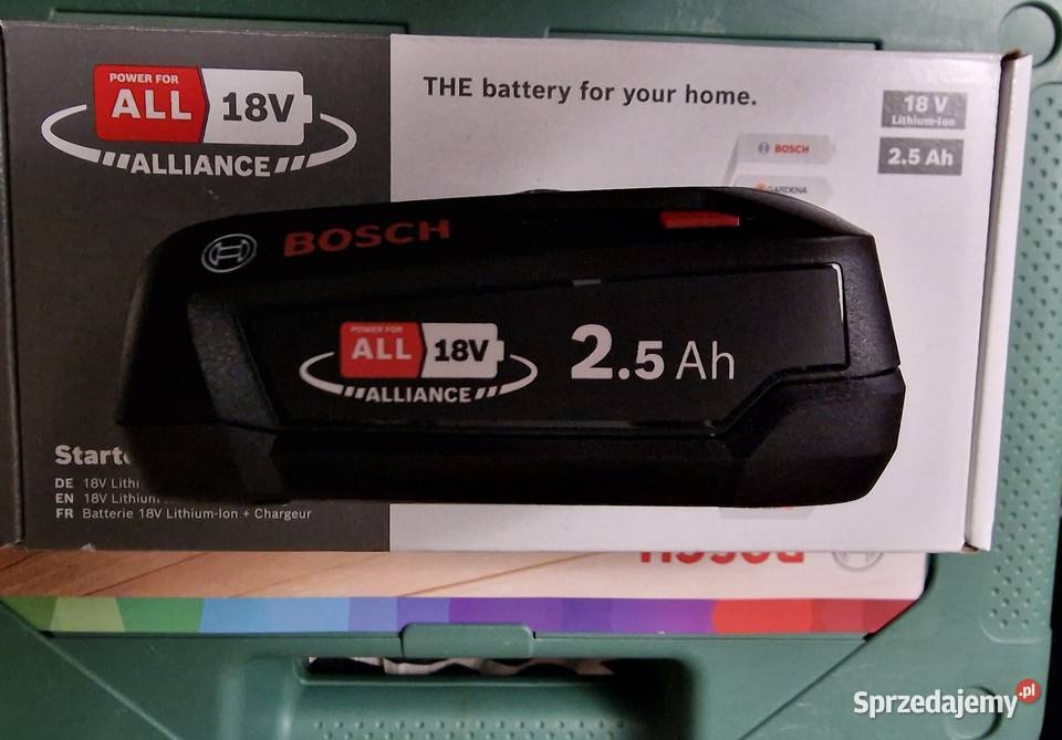 Bateria Bosch PBA 18V 25Ahładowarka Warszawa