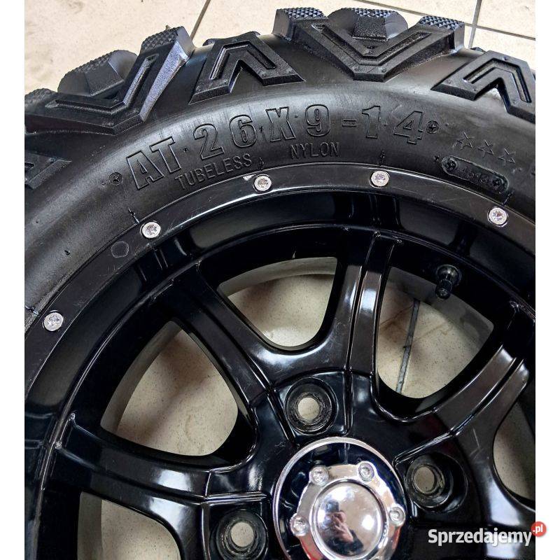 Komplet kół aluminiowych do quada 14 4x110 opony Pozostałe Nowy Sącz