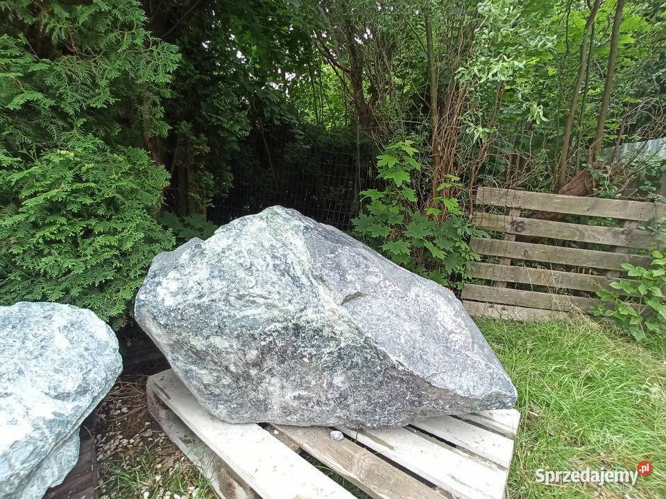 Głaz Zielony serpentynit Duże głazy Kamień śląskie Jaworzno sprzedam
