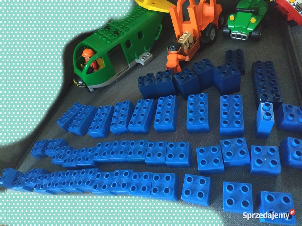 LEGO Duplo zestaw pociąg koparka traktor zygzak Józefów