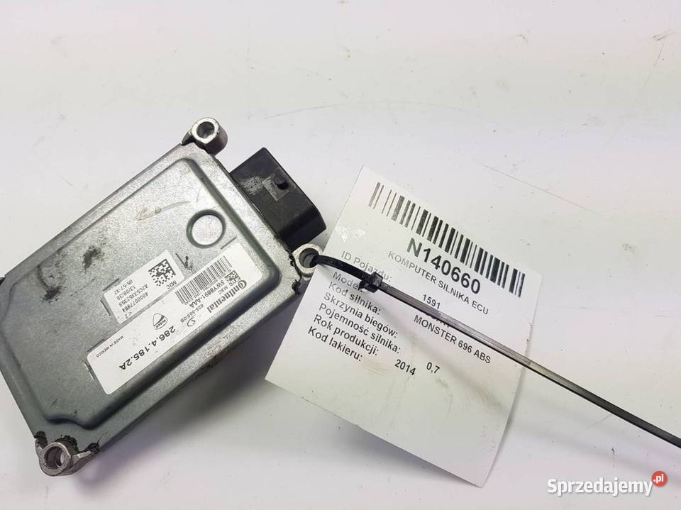 KOMPUTER SILNIKA ECU DUCATI MONSTER 696 ABS Pozostałe Lipno