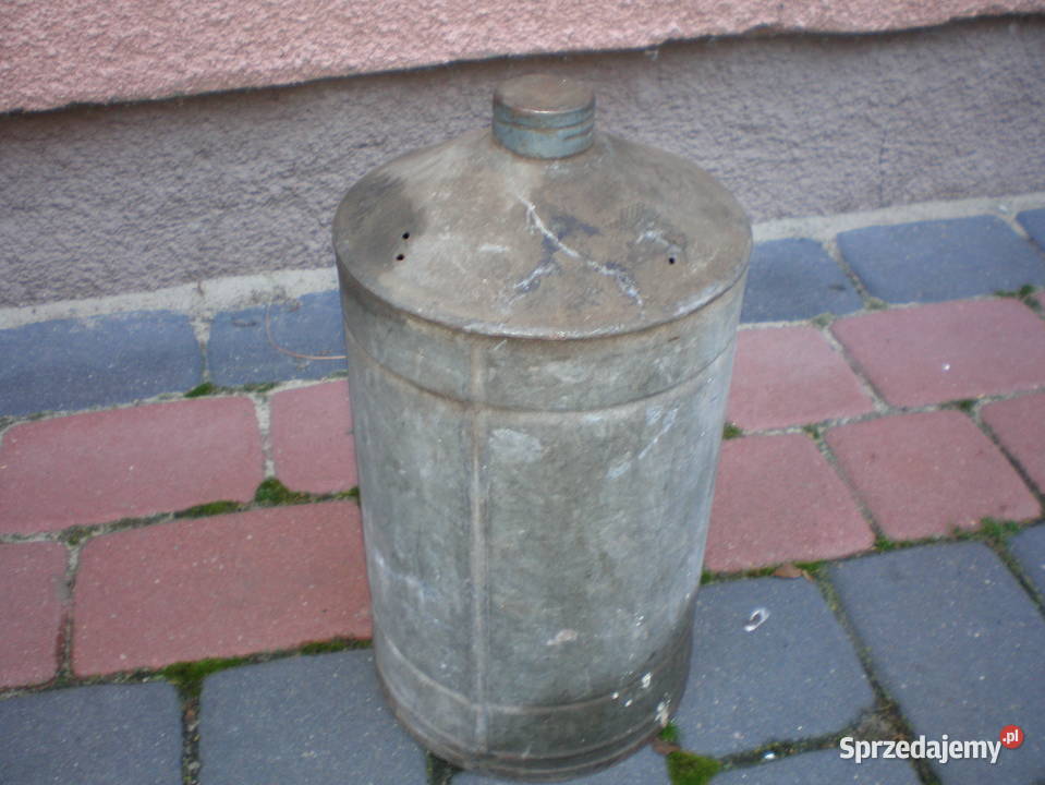 stara aluminiowa bańka z korkiem Siedlce