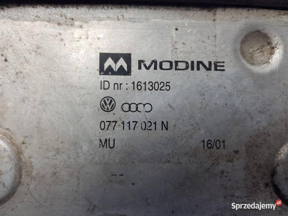 CHŁODNICZKA OLEJU 077117021N AUDI S8 D2 LIFT Pozostałe