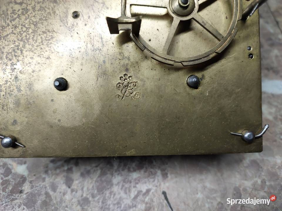 M166 Mechanizm starego zegara ściennego Japy pomorskie Tczew