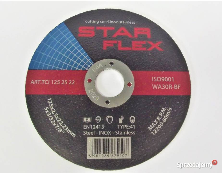 Tarcza do cięcia metalu Star Flex 125x2,5x22,23mm