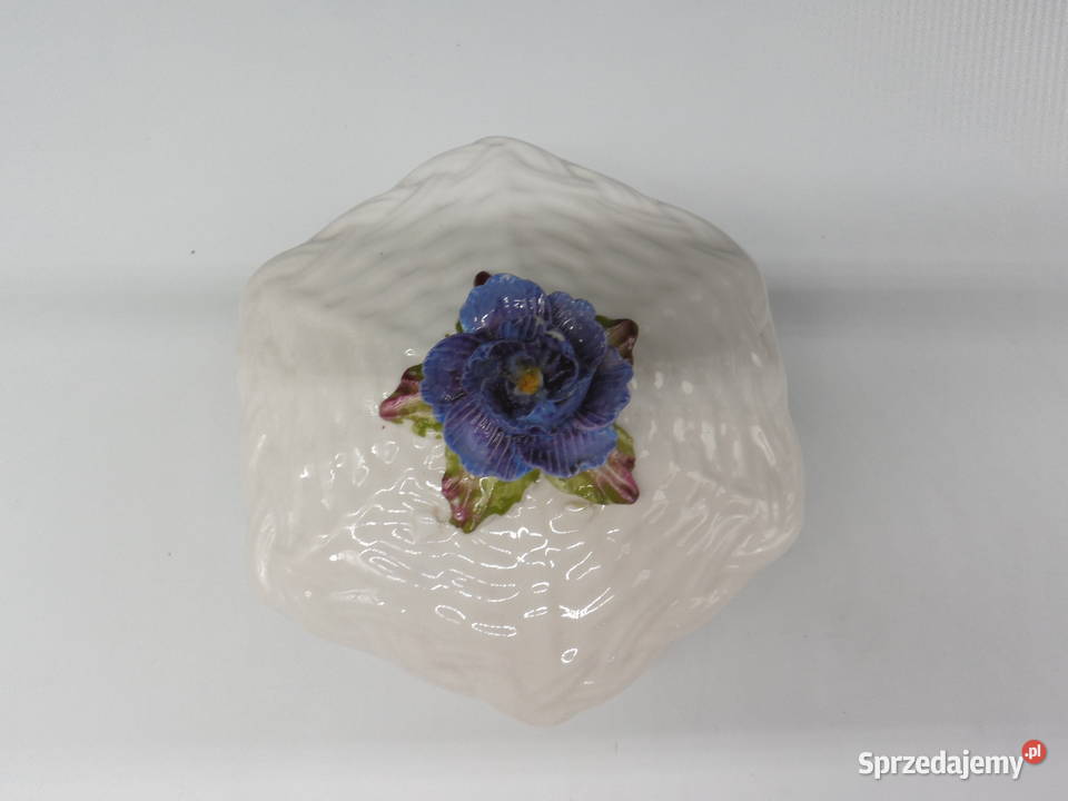 Porcelanowe puzderko AYNSLEY England Ręcznie wielkopolskie Raszków