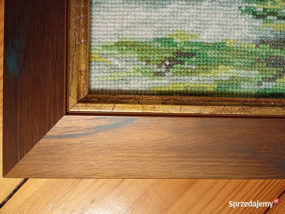 Obraz haft krzyżykowy w ramie Dębica