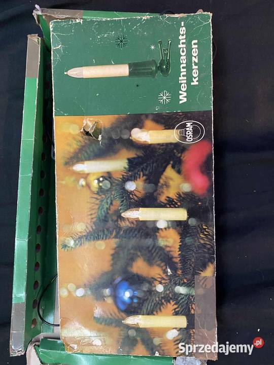 lampki choinkowe PRL i DDR Pruszków