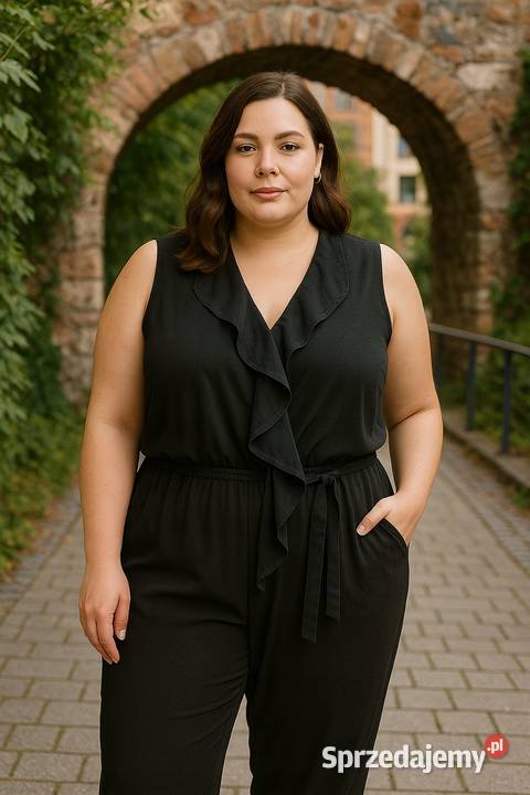 Kombinezon Damski Golden elegancki kieszenie łódzkie