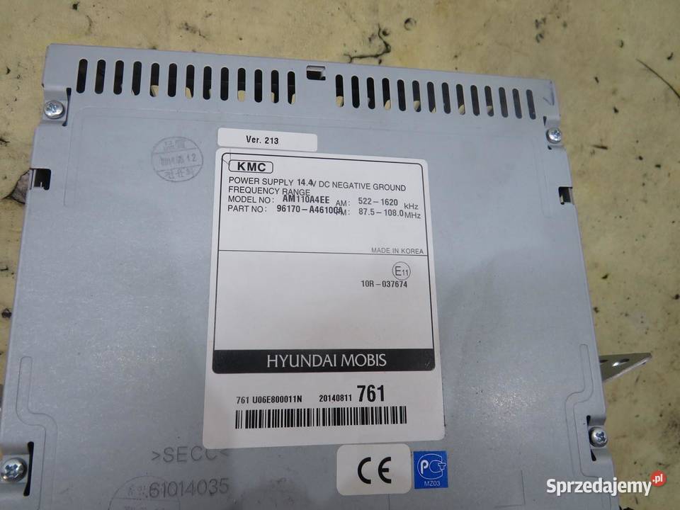 RADIO CARENS IV 96170A46100A osobowe