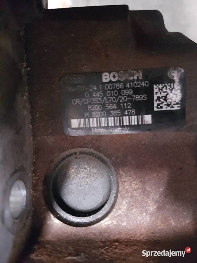 RENAULT 20 DCI POMPA WTRYSKOWA 8200564112 osobowe wielkopolskie Turek